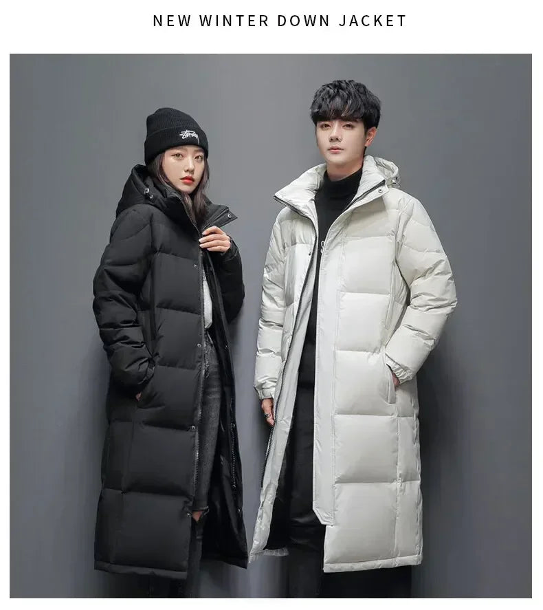 Men's Slim Cotton Long Coat High Quality Design Hot Casual Parka Men Clothes Unisex Outdoor Leisure Parka Cotton-Padded Parkas