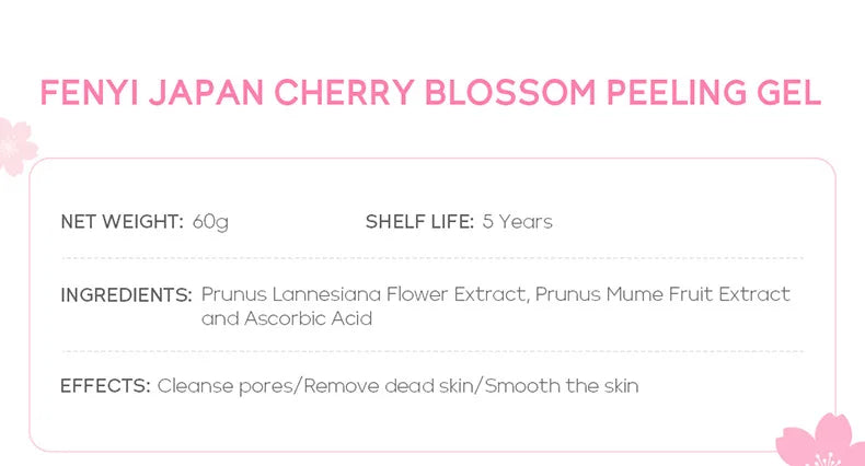 60g Face Exfoliating Gel - Whitening Moisturizer Repair Facial Scrub Cleanser Acne & Blackhead Treatment Remove Skin Care Cream