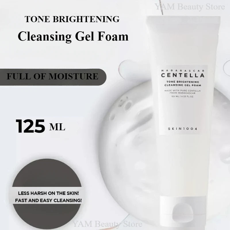 Korean Centella Brightening Toner Gel Facial Cleanser Ampoule Moisturizing Face Serum and Cream Skincare Original Products Set