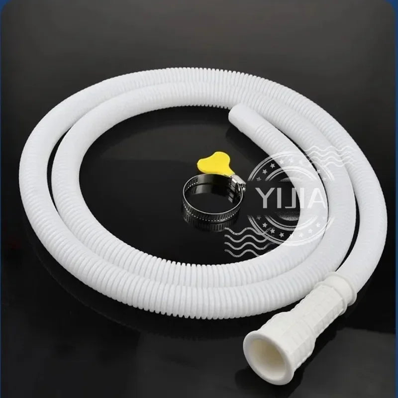 1-4M White Drain Hose Pipe Inlet Hoses Extension Drainpipe Tube for Air Conditioner Washing Maching Kitchen Faucet Accessories
