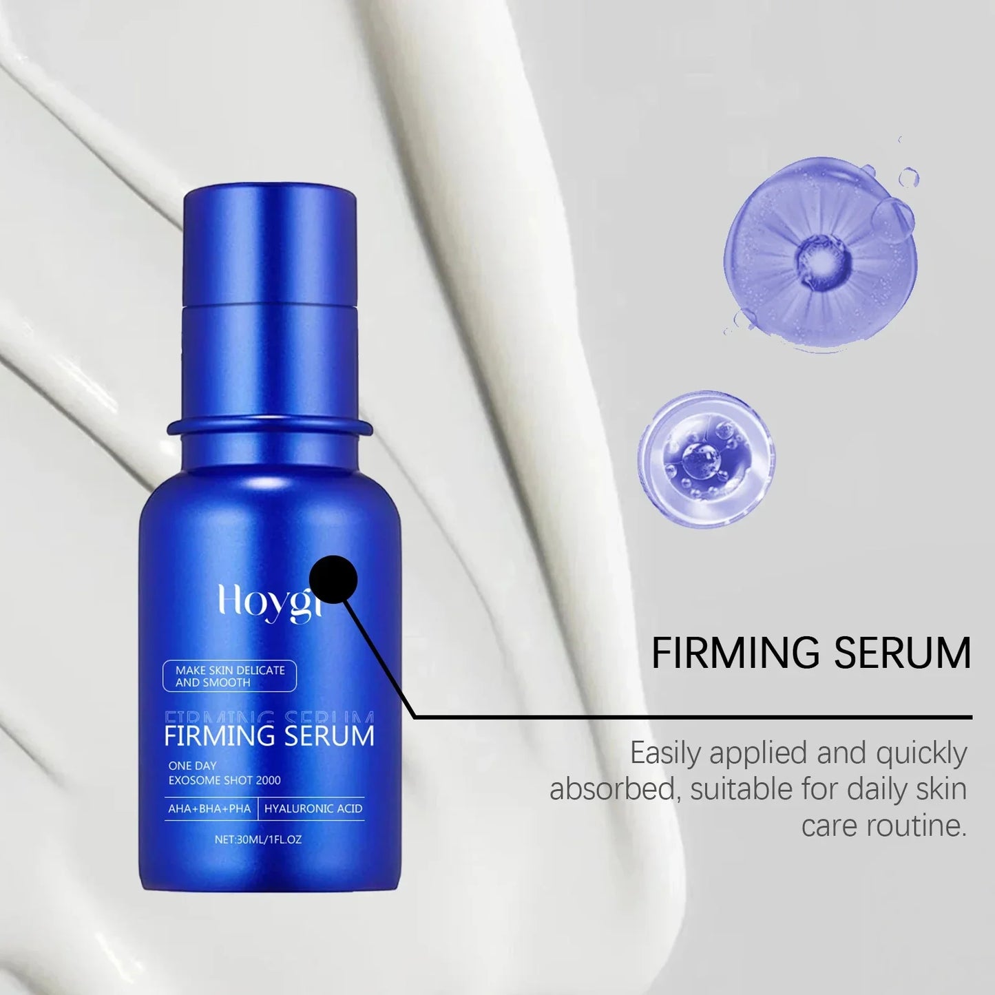 Blue Microneedle Shrink Pores Facial Essence Whitening Lifting Firm Fine Line Serum Moisturise Melanin Remove Skin Care Product