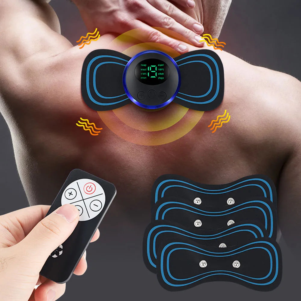 Electric Neck Massager Adjustable Full Body Relaxation Relieve Fatigue Portable Intelligent Cervical Massage for Shoulder Foot