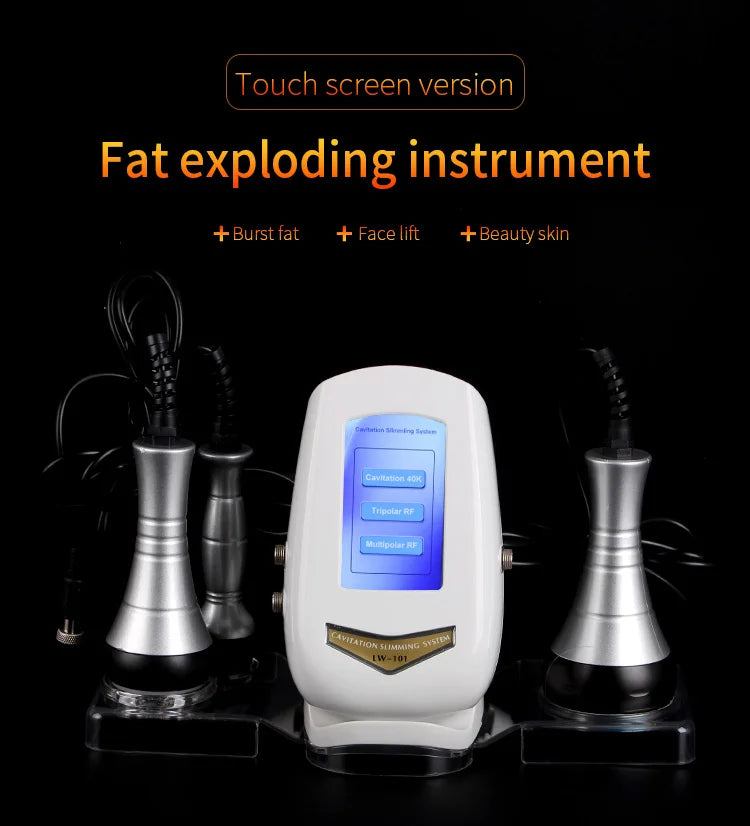 Ultrasonic Body Slim Beauty Instrument 40K Cavitation Fat Machine Lipo Mini RF Skin Care Tightening Beauty Device Face Massagers