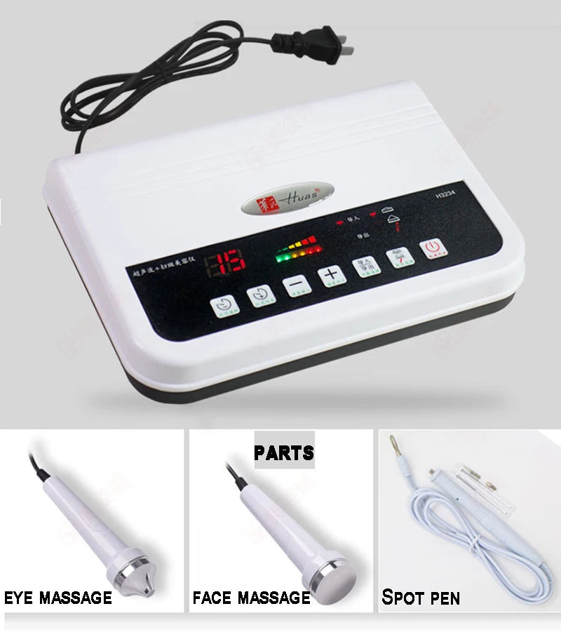 Ultrasonic Facial Massager Skin Care Face Lifting Cleaning Anti Aging Wrinkle Remove Ultrasound Face Body Massage Beauty Device