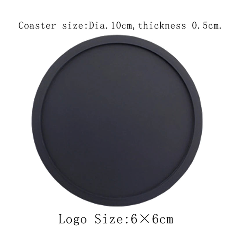 1/5Pcs Silicone Drinking Coaster Set Holder Cup Mat Pad Coaster Table Placemats Nonslip Coffee Cup Mat Kitchen Accessories