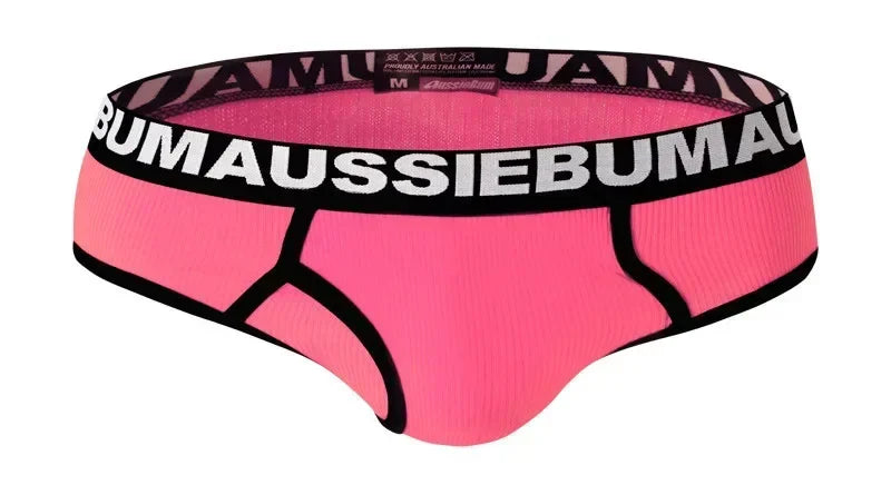 Men's thread colored briefs low waist comfortable breathable sexy briefs wholesale