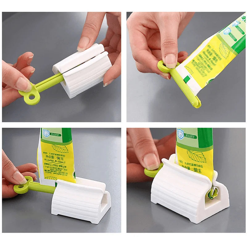 Toothpaste Tube Squeezer Efficient and Hassle-Free Cosmetics Press Facial Cleanser Rolling Squeezing Dispenser