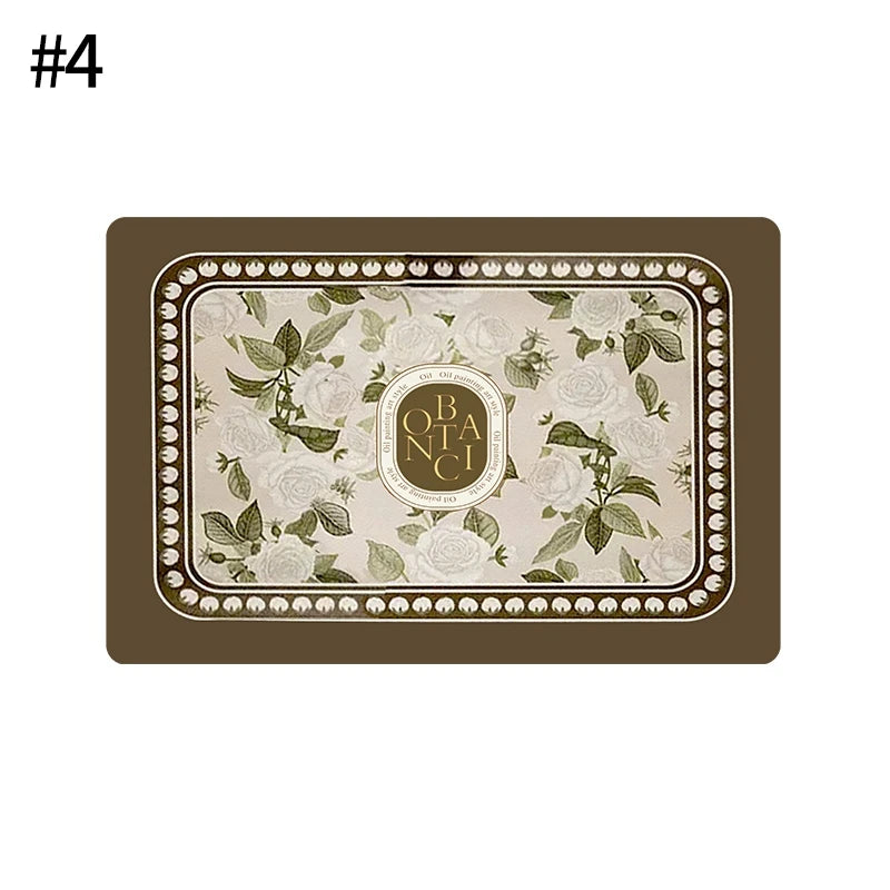 Kitchen Drying Mat Quick Dry Coffee Mat Absorbent Dish Placemat Anti Slip Table Cup Drying Mats Table Decoration Accessories