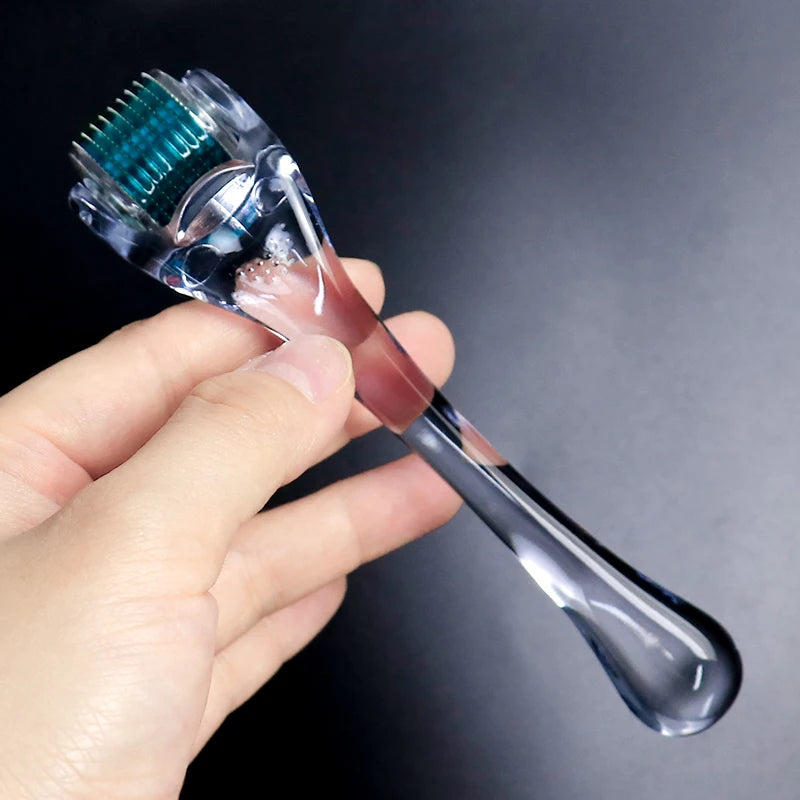 Professional 540 Needles Derma Roller Micro Face Roll Tool For Skin Facial Beauty Hair Beard Scalp Micro Needle Face Roller