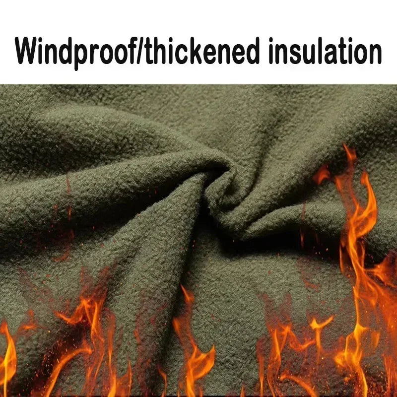 5XL 6XL Low Price Sale of Men's Outdoor New Soft Shell Waterproof and Cut Resistant Thick Wool Fleece Multi Pocket Tactical Set