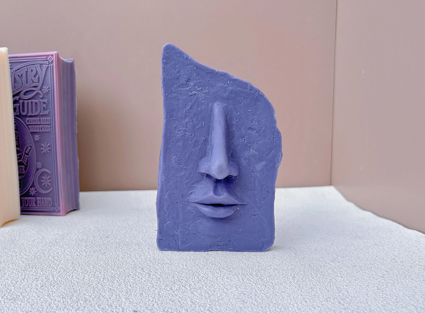 DIY Art Facial Candle Silicone Mold 3D Abstract Facial Silicone Candle Mold Handmade Gypsum Soap Festival Party Home Decoration