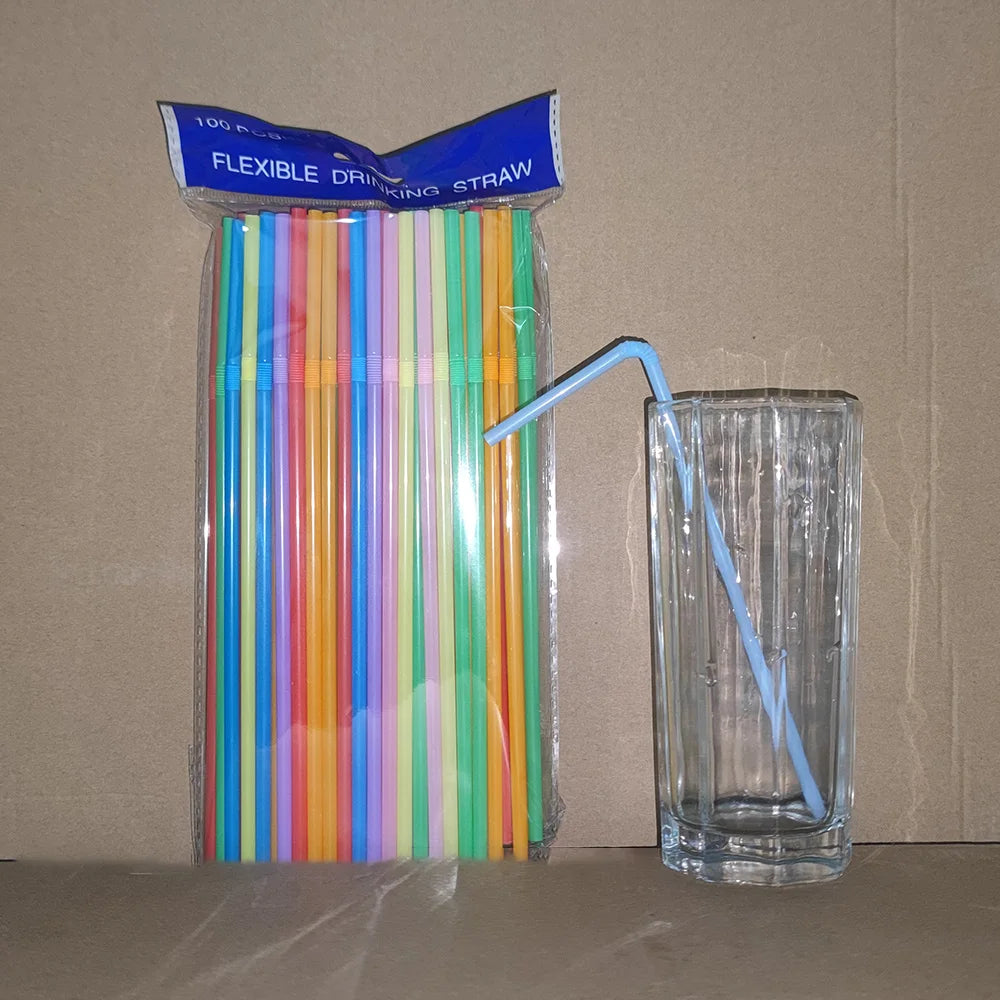 50-3000PCS rietjes Straw Multicolor Drinking Straws Milk Tea Bar Party Home Wedding Kitchen Accessories Beverage Straw Wholesale