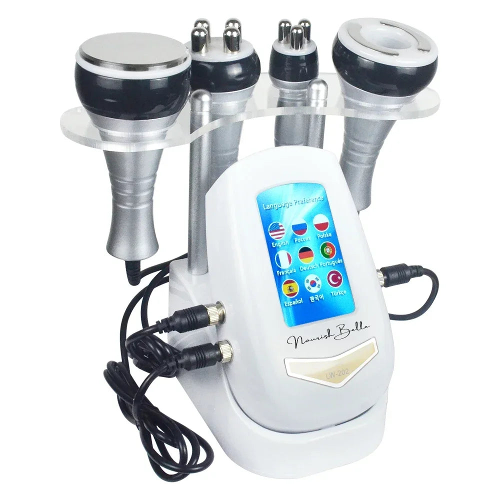 40K 3/4 IN 1 Cavitation Body Slimming Machine Facial Massager Skin Tighten Face Lifting Vacuum Suction Beauty Device