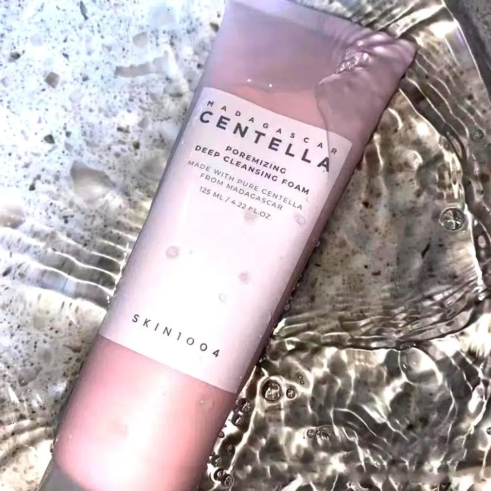 Centella Asiatica Deep Cleansing Foam,Facial Cleanser, Oil Control Soothing Lotion,Remove Pore,Mild Exfoliating Skincare Product
