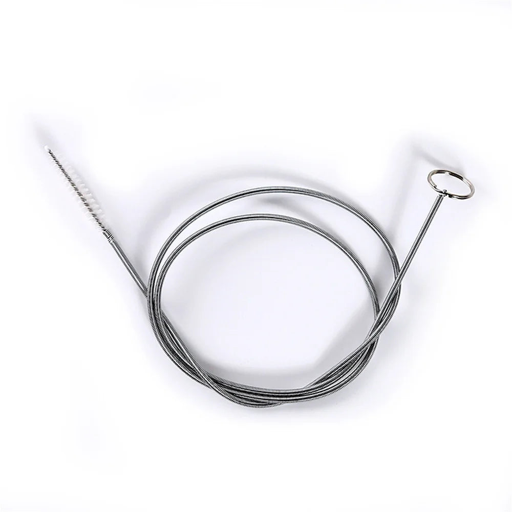 Refrigerator Drain Hole Desilter Cleaner Kit Kitchen Fridge Syringe Hose Dredge Drain Brush Unblocker Fridge Anti Clogging Kit