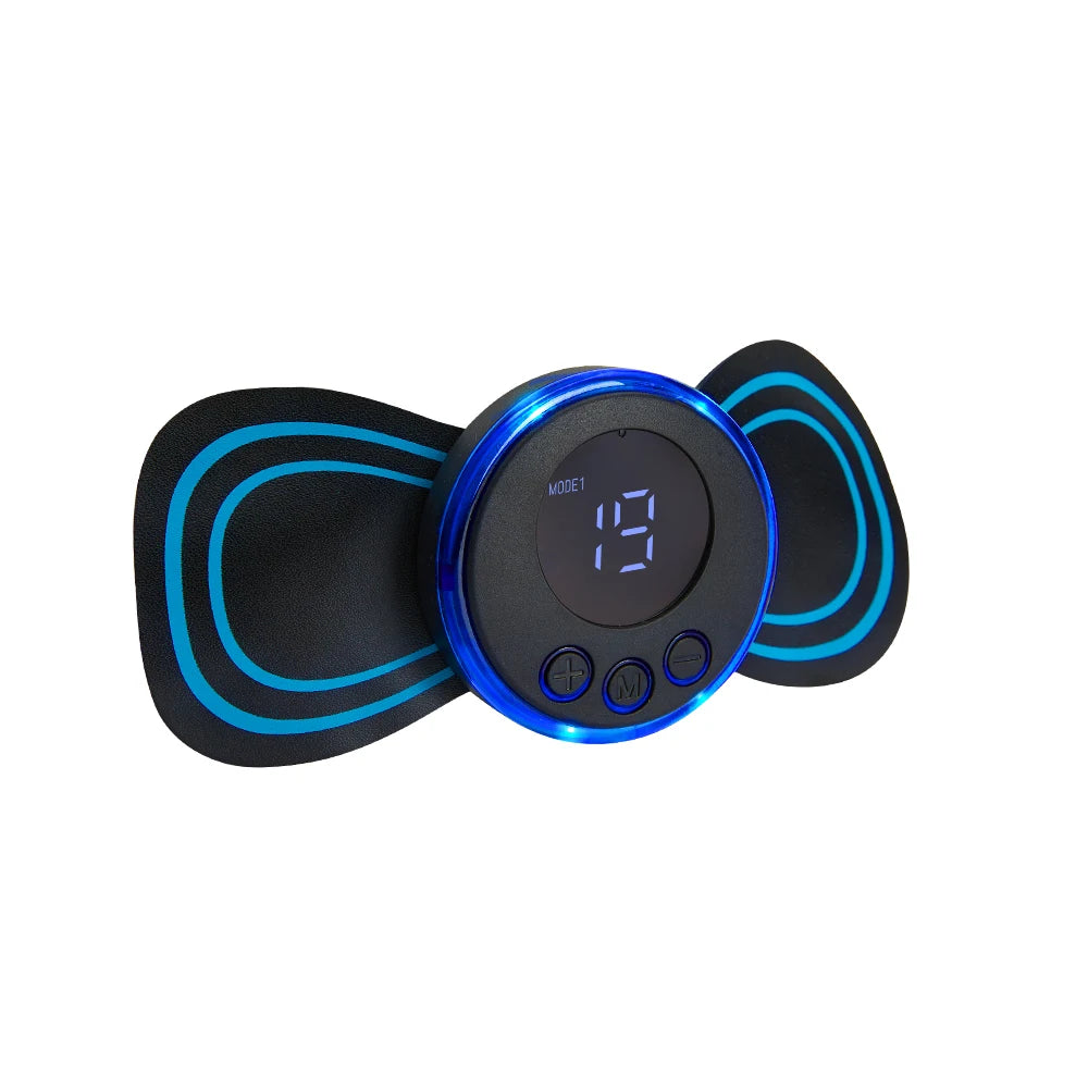 Neck Massager EMS Muscle Stimulator Electric Cervical Massage Patch Low Frequency Pulse Massage Pads Pain Relief Relaxation Tool