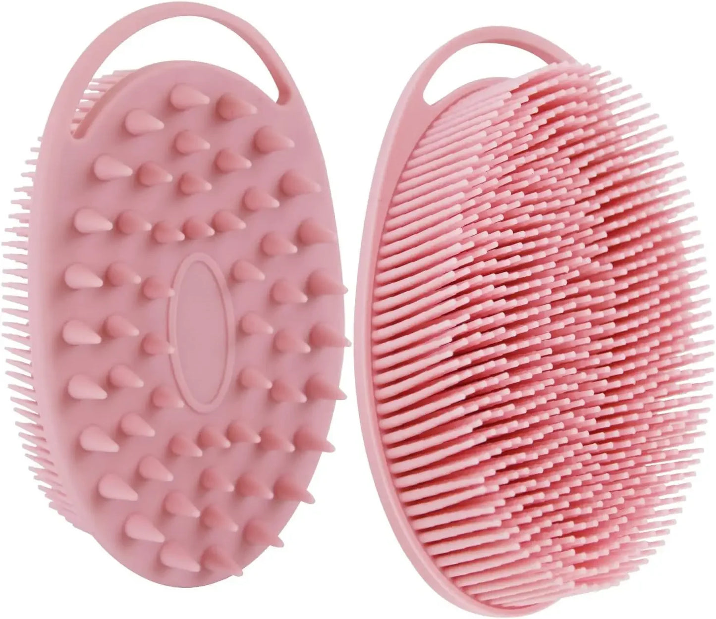 2 in 1 Soft Silicone Body Brush Wash Bath Shower Exfoliating Skin Fit For Baby Bath Shampoo Facial Massage Brush