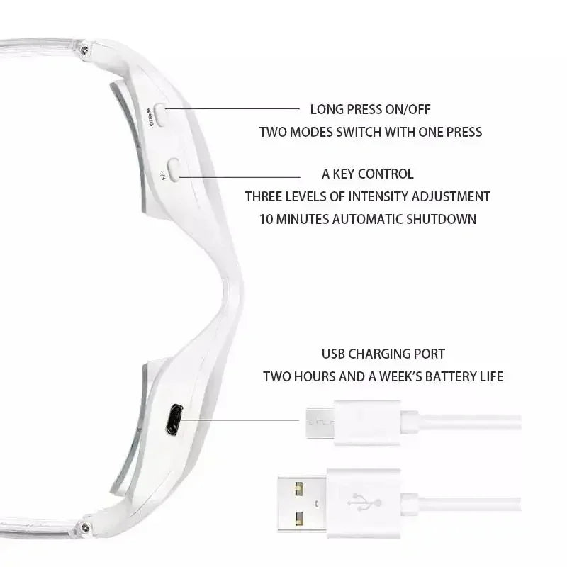 Eye Massager Relieves Eye Fatigue Eyes Massage Glasses Eye Fatigue Relief Massager