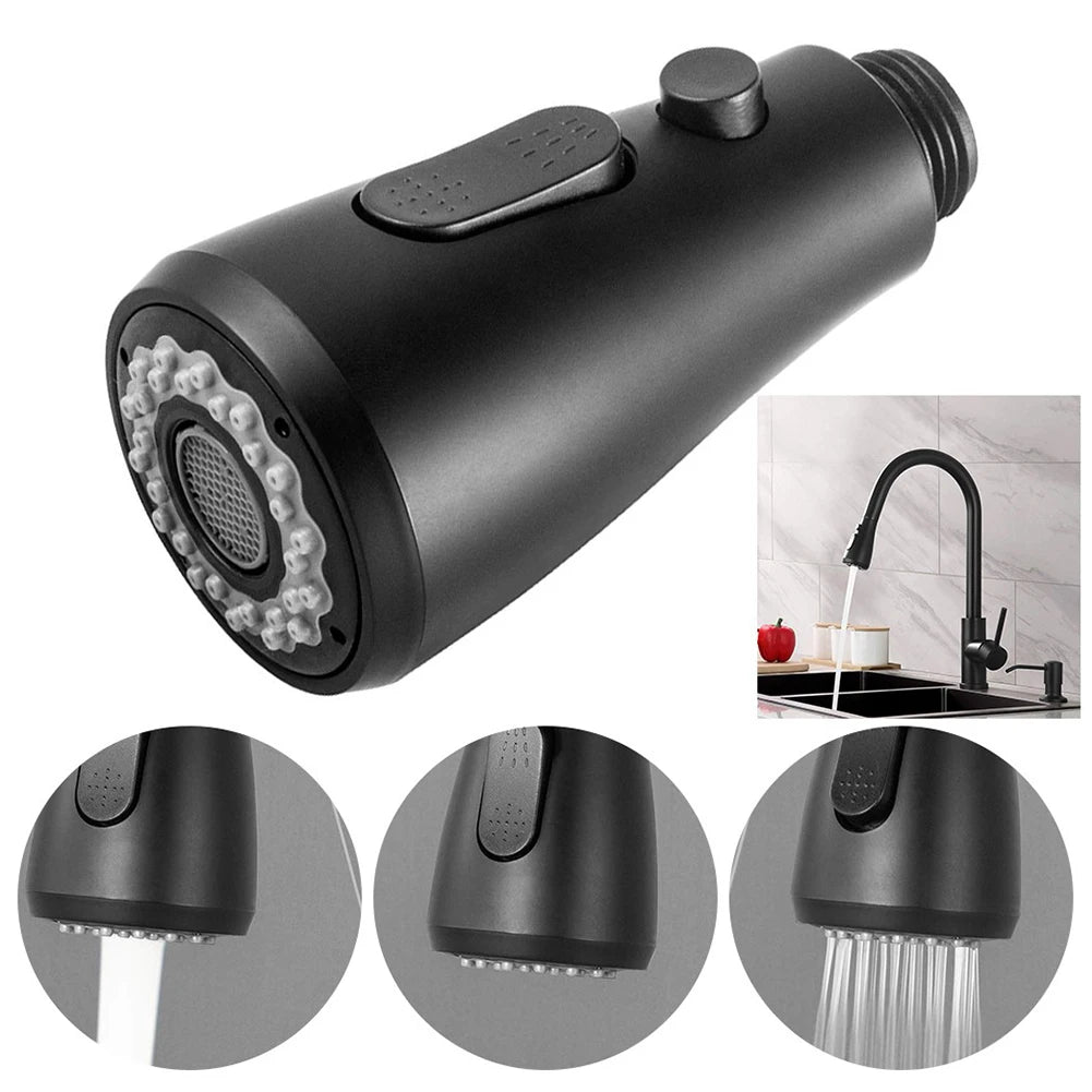 ABS Nozzle Sink Pull Out Sprayer Mixer Head Kitchen Faucet Spray Head 1/2 In Kitchen Basin Taps Sprayer Spout Bathroom Accessory