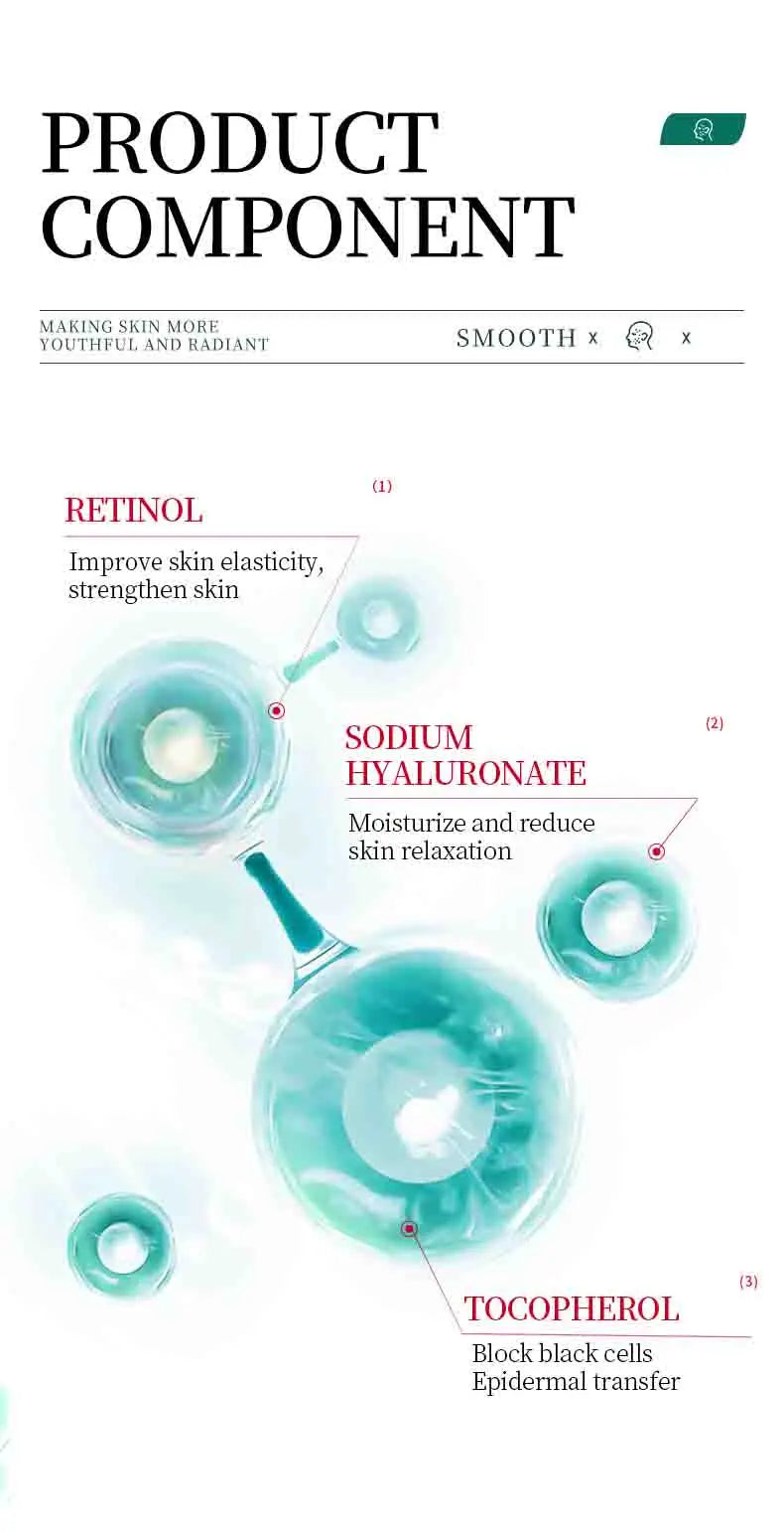 SADOER Boseine Retinol Facial Serum for Face Moisturizing Firming Brightening Hydrating Facial Essence Beauty Face Skin Care