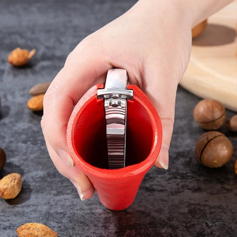 GIANXI Hazelnut Walnut Pliers Nut Cracker Chestnut Clip Sheller Opener Clamp Plier Funnel Shape Gadget Kitchen Accessories