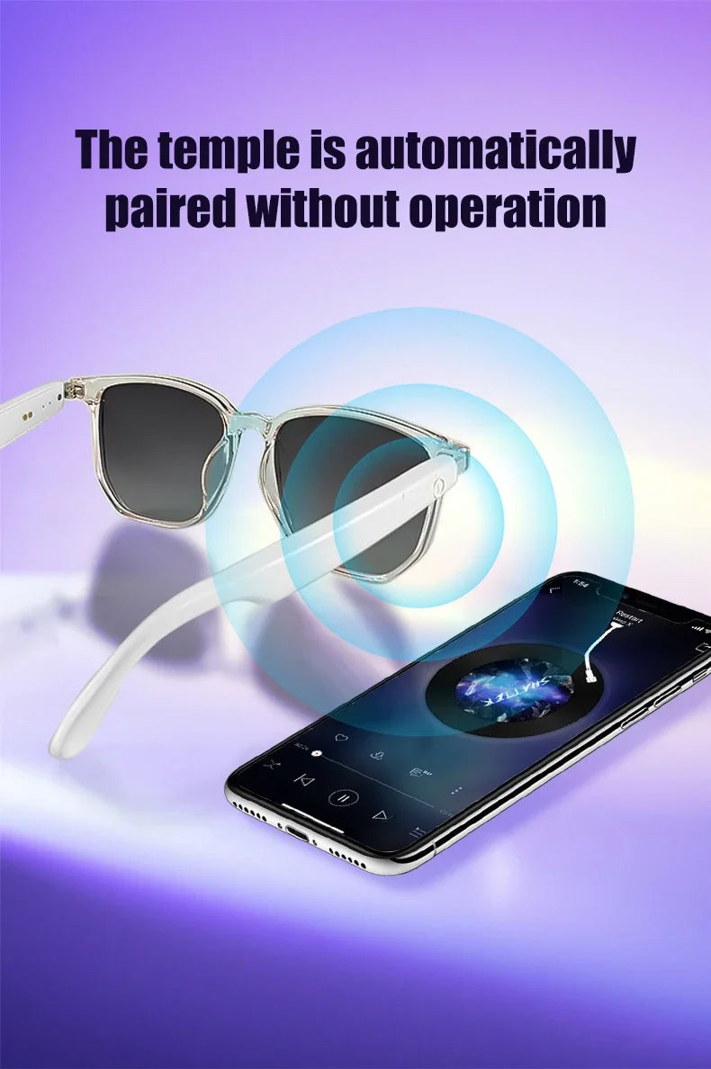 GS03 Upgrade Smart Glasses With Camera Video Recording AI Photo Recognition Bluetooth Call Translation Voice Assistant Glasses