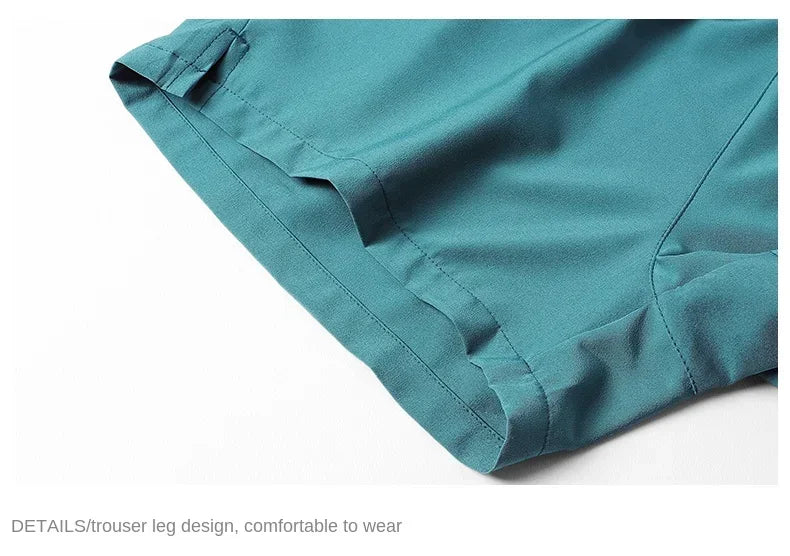 Summer Men's Shorts with Zip Pocket Quick-Drying Sports Trousers Lightweight Breathable Sports Shorts Casual Streetwear
