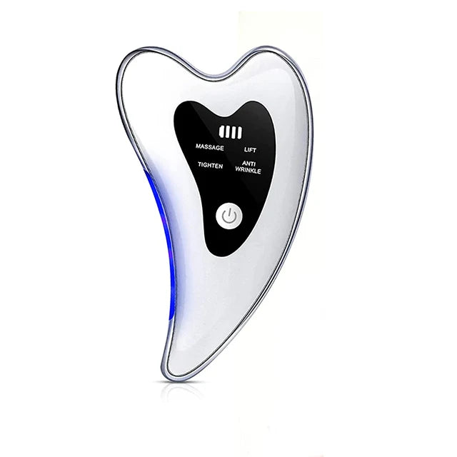 Electric Gua Sha Facial Massager Microcurrent Anti-Aging Face Lifter Skin Tightening Device Portable Face Sculpting Beauty Tool
