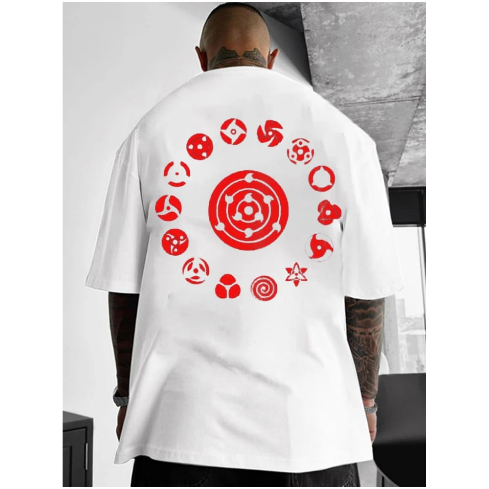 Anime 3D Patterns Print Tees Summer Simple Casual Street Short Sleeve Clothing Male Fashion Oversize O-Neck Tops New Men's T-Shi