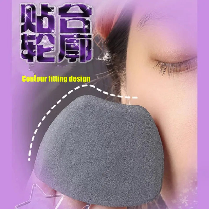 LISHU Bamboo Blotting Papers With Makeup Puff Mirror Refreshing Portables Oil Control Tool Kits Facial Oil Absorbing Sheets Care