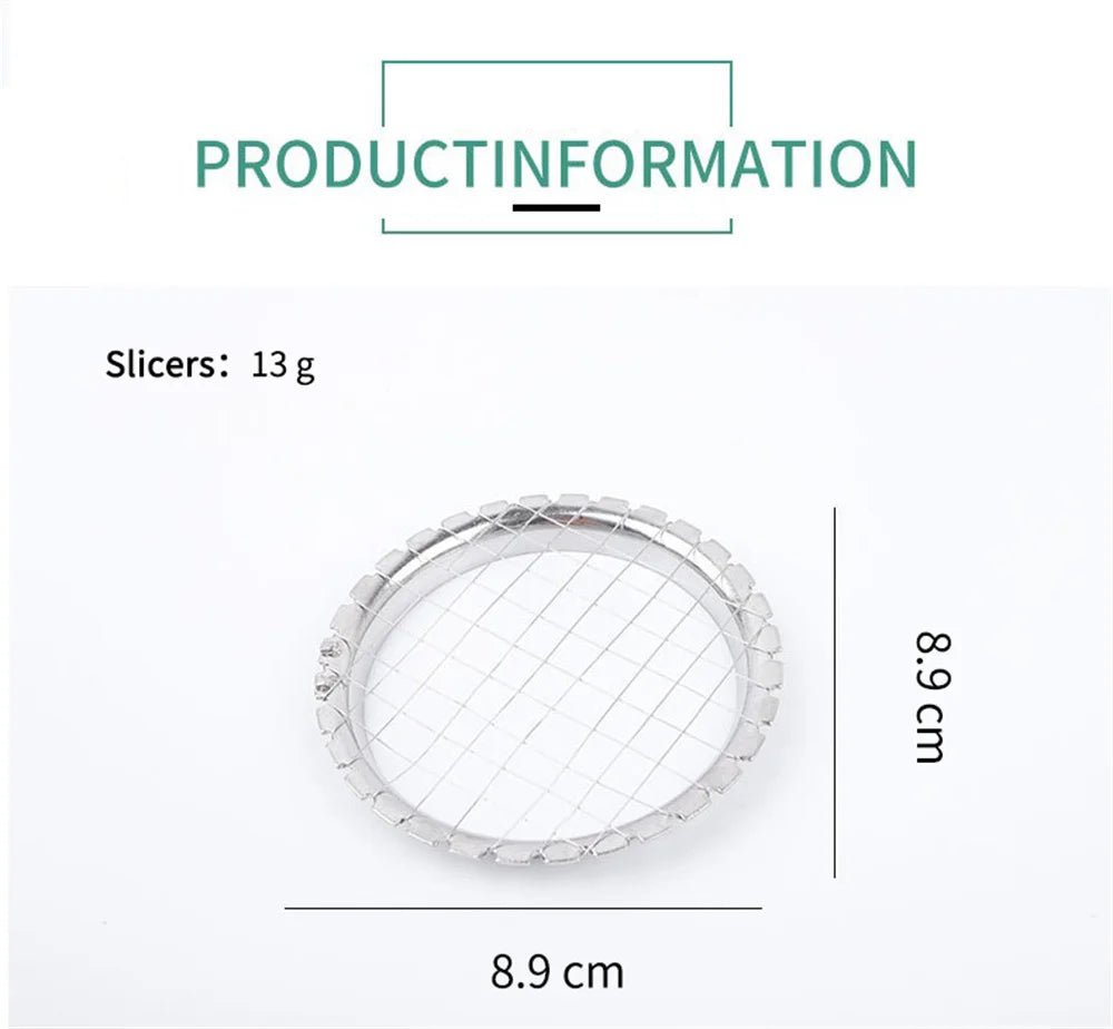 1~5PCS Stainless Steel Egg Slicer Cutter Cut Egg Device Grid For Vegetables Salads Potato Mushroom Tool Chopper Kitchen Chopper