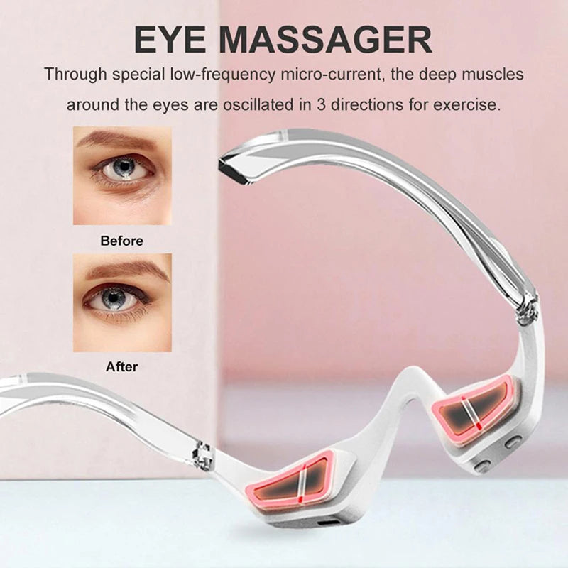 Eye Massager Relieves Eye Fatigue Eyes Massage Glasses Eye Fatigue Relief Massager
