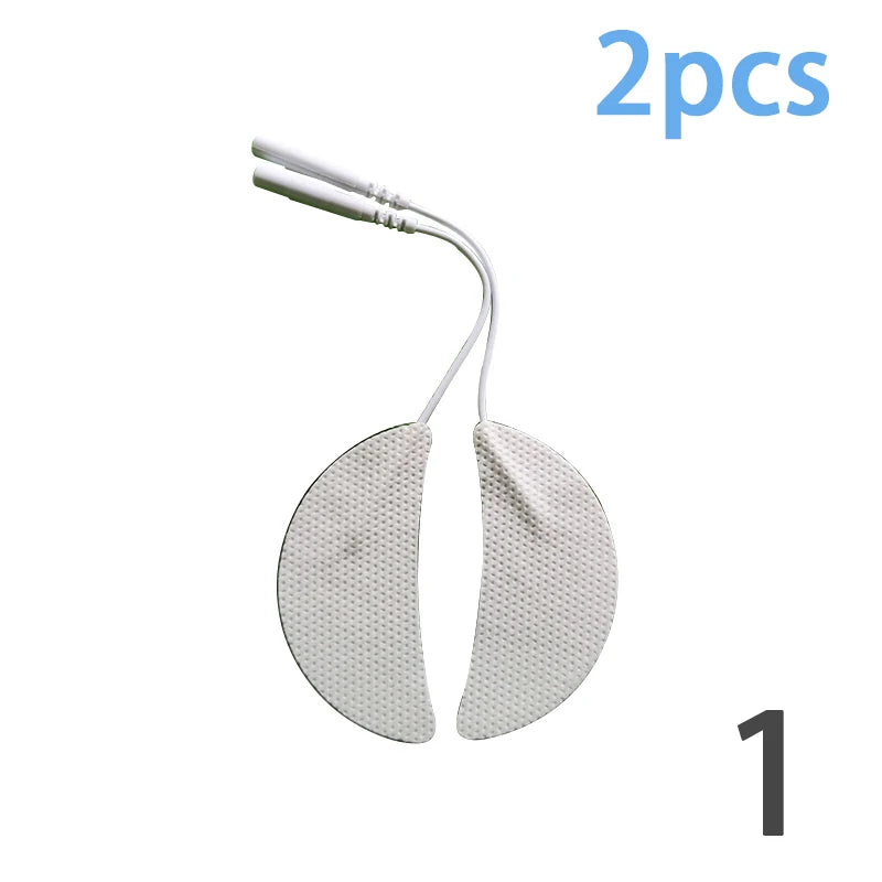 2/10pcs EMS Tens Electrode Pads Gel For Eye Massage Acupuncture Therapy Face Massager Pulse Muscle Stimulator Electro Pad