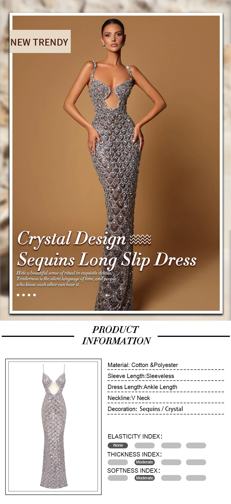 VC Sexy Deep V Plunge Neck Backless Sequins Mesh Sparkly Silver Maxi Long Dress Elegant Party Evening Outfits Vestido