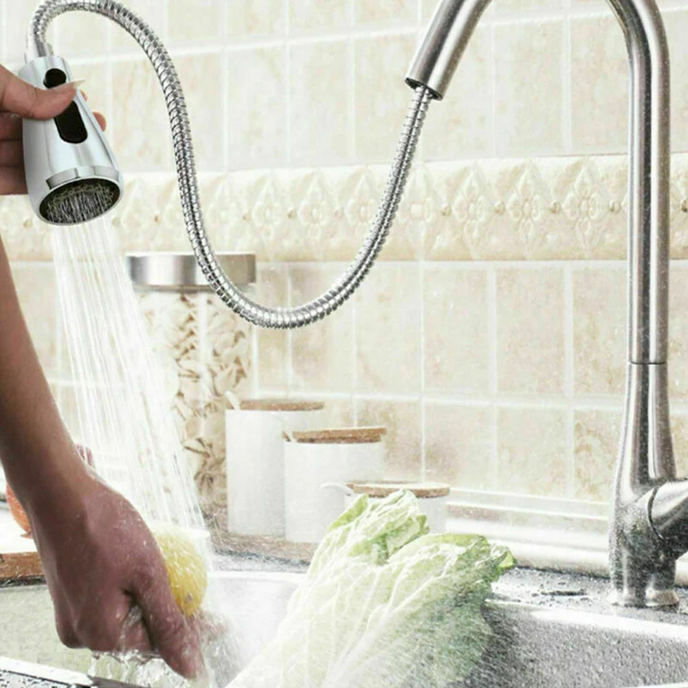Universal Kitchen Pull Out Spray Head Replacement Sink Faucet Basin Mixer Tap Faucets Mixer Aerator Bubbler Water Tap Nozzle