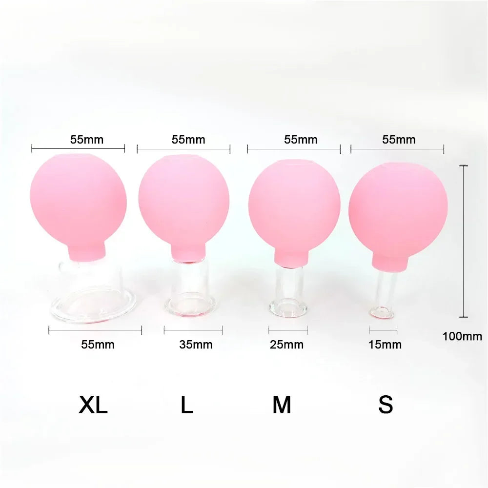 Vacuum Cupping Glasses Masssager Body Cup Facial Skin Lifting Cupping Therapy Massage for face Anti Cellulite Body Slimming jar