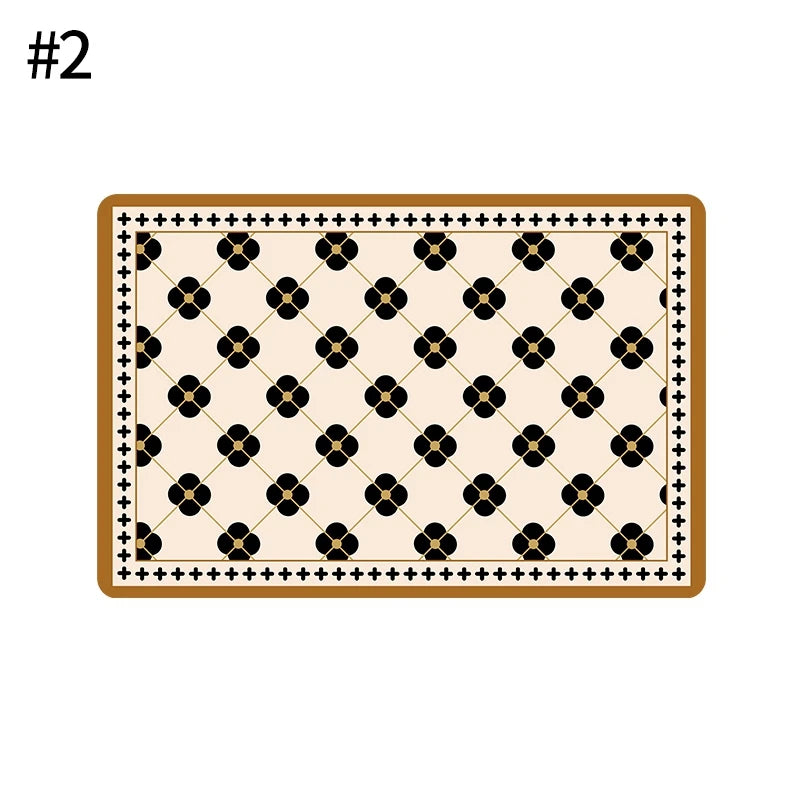 Kitchen Drying Mat Quick Dry Coffee Mat Absorbent Dish Placemat Anti Slip Table Cup Drying Mats Table Decoration Accessories