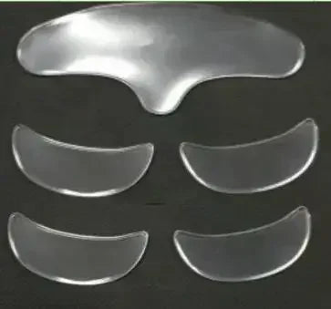 Reusable Silicone Wrinkle Removal Sticker Facial Lifting Strips Set Forehead Neck Line Remover Eye Patches Anti Aging Skin Pads