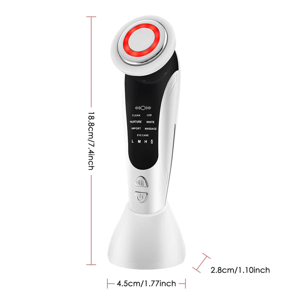7 in 1 Multifunctional Facial Lifting Machine Skin Care SPA Face Skin Rejuvenation Beauty Instrument