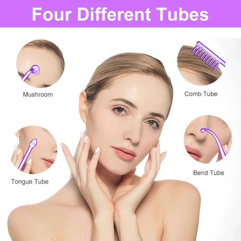 Replacement Electrodes for High Frequency Glass Tube Facial Body Wand Red Light Tubes for high frequency facial machine
