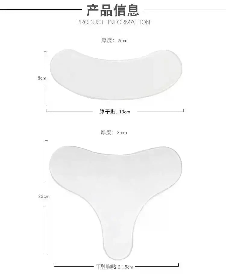 Reusable Silicone Wrinkle Removal Sticker Facial Lifting Strips Set Forehead Neck Line Remover Eye Patches Anti Aging Skin Pads