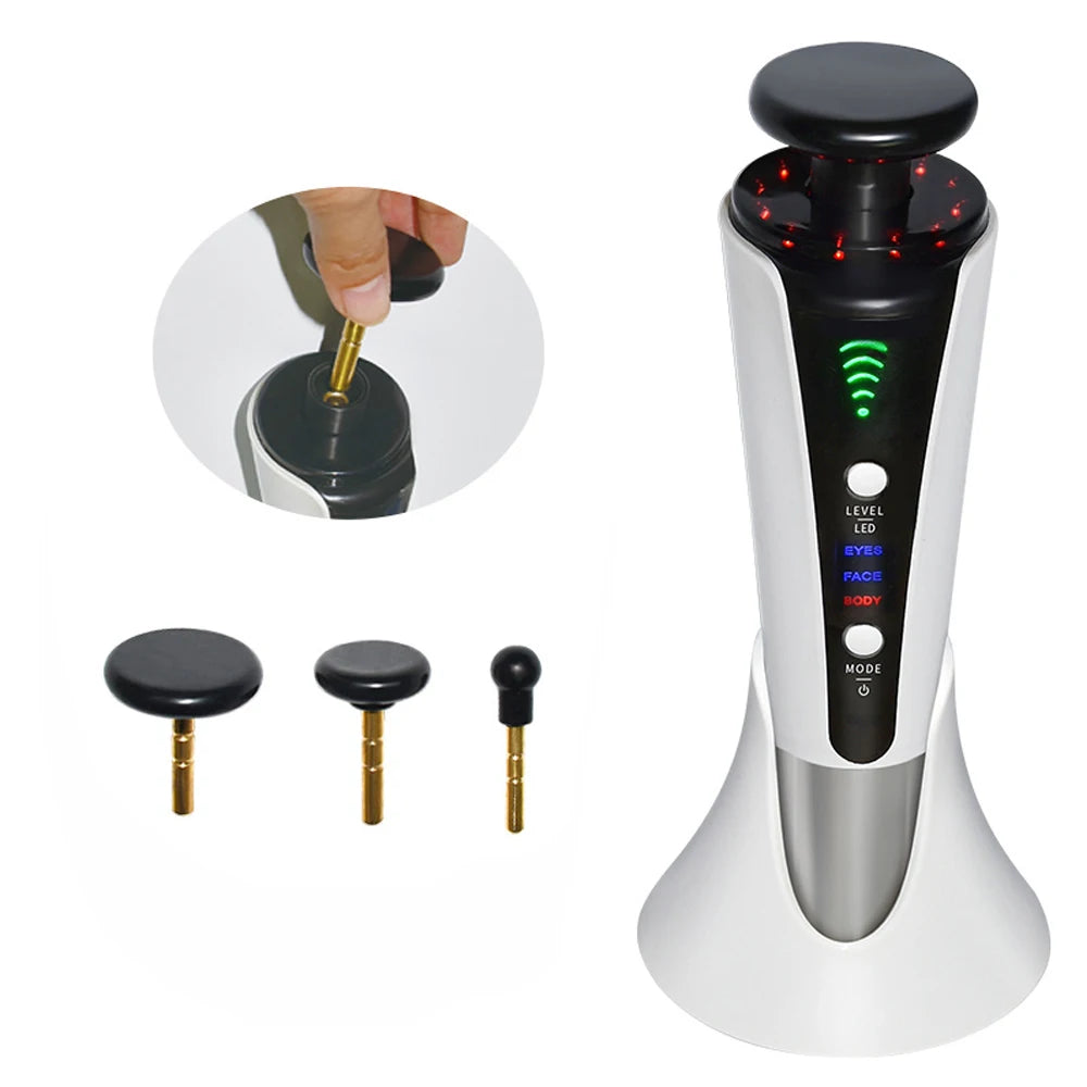 NEW 3 In 1 Skin Lifting Red Light Machine for Face Body Facial Rejuvenation Tighten Eye Bag Remove Chin V-line Up Beauty Device