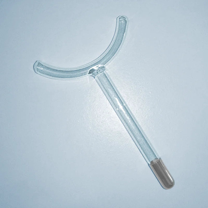 High Frequency Facial Wand Y Type Electrode Neck Jawline Violet Argon Acne Oily Red Neon Sensitive Dry Aged Skin Care Massage