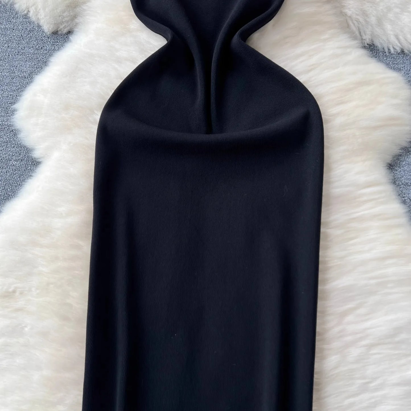 YuooMuoo Sexy Package Hips Split Bodycon Long Dress 2024 New Fashion Sleeveless Knitted Summer Dress Streetwear Ladies Outfits