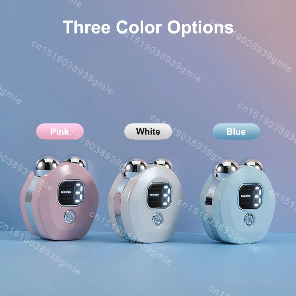 Face Lifting Device EMS Face Massager Skin Tightening Microcurrent Roller Facial Anti Wrinkle Neck Lift Massage Skin Beauty