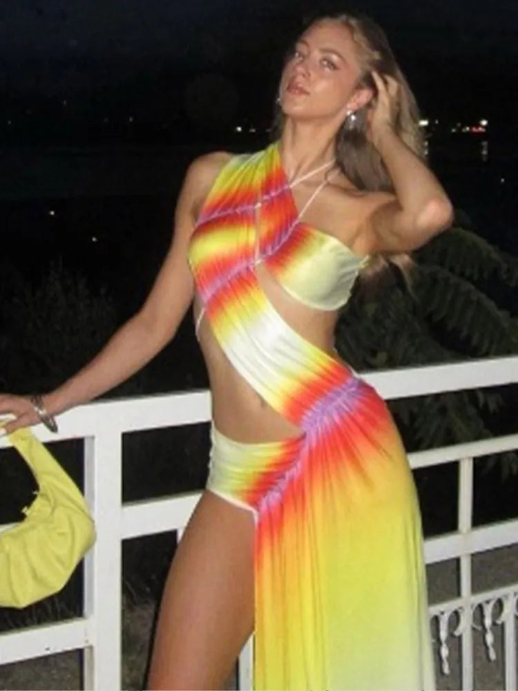 Women Solid Satin Backless Sexy Long Dress Fashion Sleeveless Bodycon Spaghetti Strap Dresses 2025 New Vocation Party Vestidos