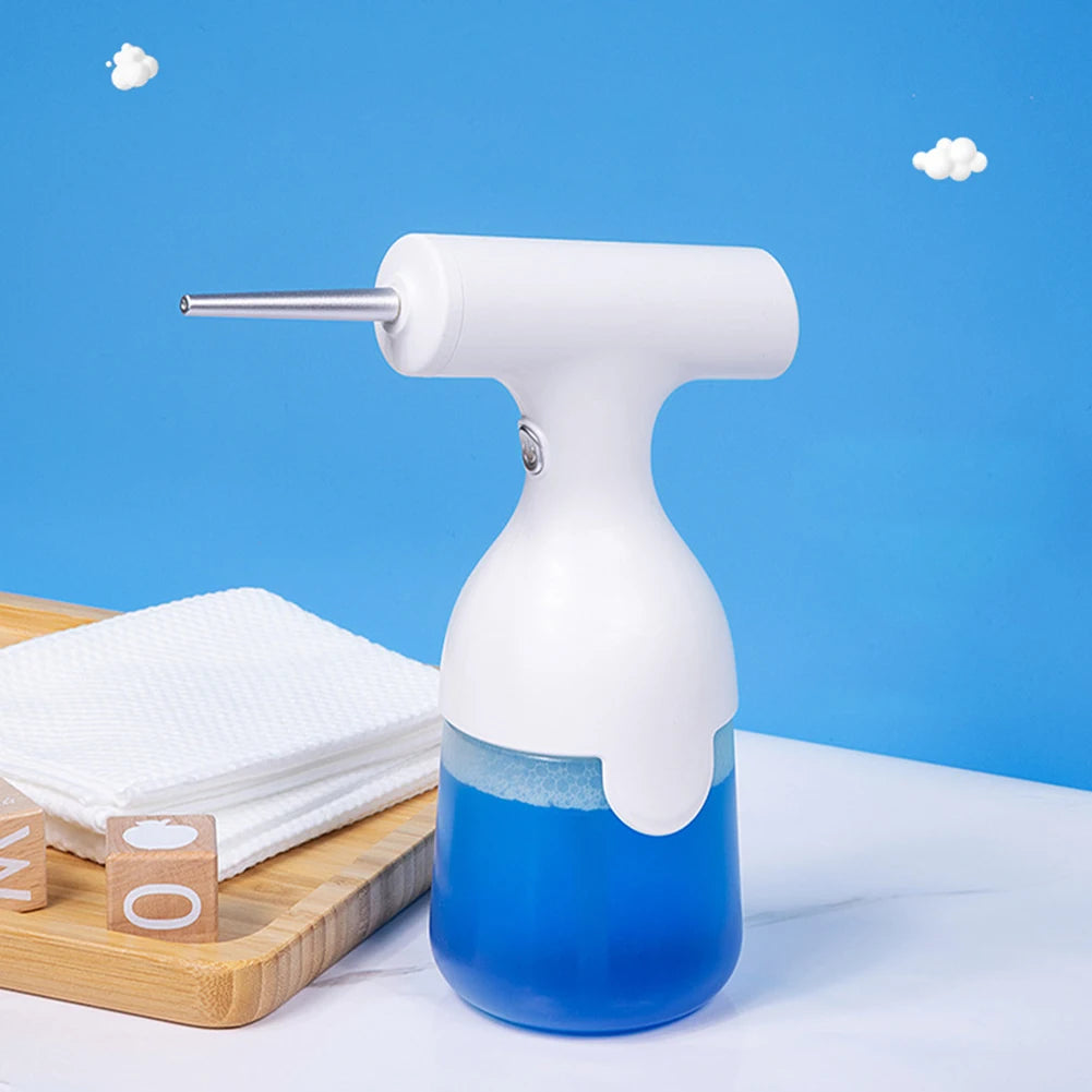 Electric Automatic Foam Soap Dispensers Rechargeable 350ML Soap Foaming Gun Foam Machine for Shampoo Shower Gel Facial Cleanser