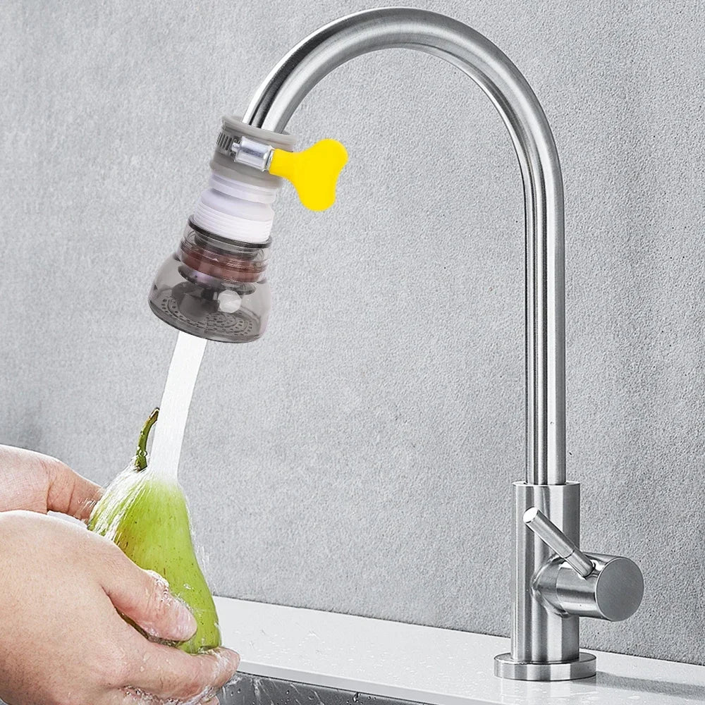 Universal 360 Rotation Faucet Bubbler Swivel Water Saving Economizer Head Shower Kitchen Faucet Nozzle Adapter Sink Accessories