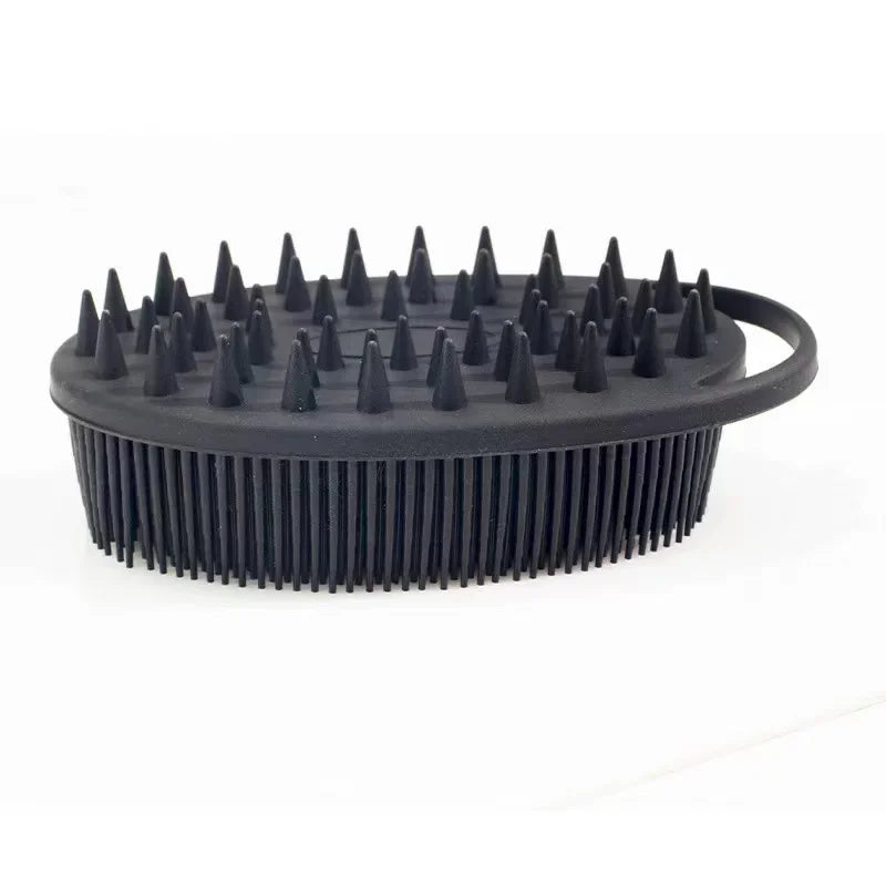 2 in 1 Soft Silicone Body Brush Wash Bath Shower Exfoliating Skin Fit For Baby Bath Shampoo Facial Massage Brush