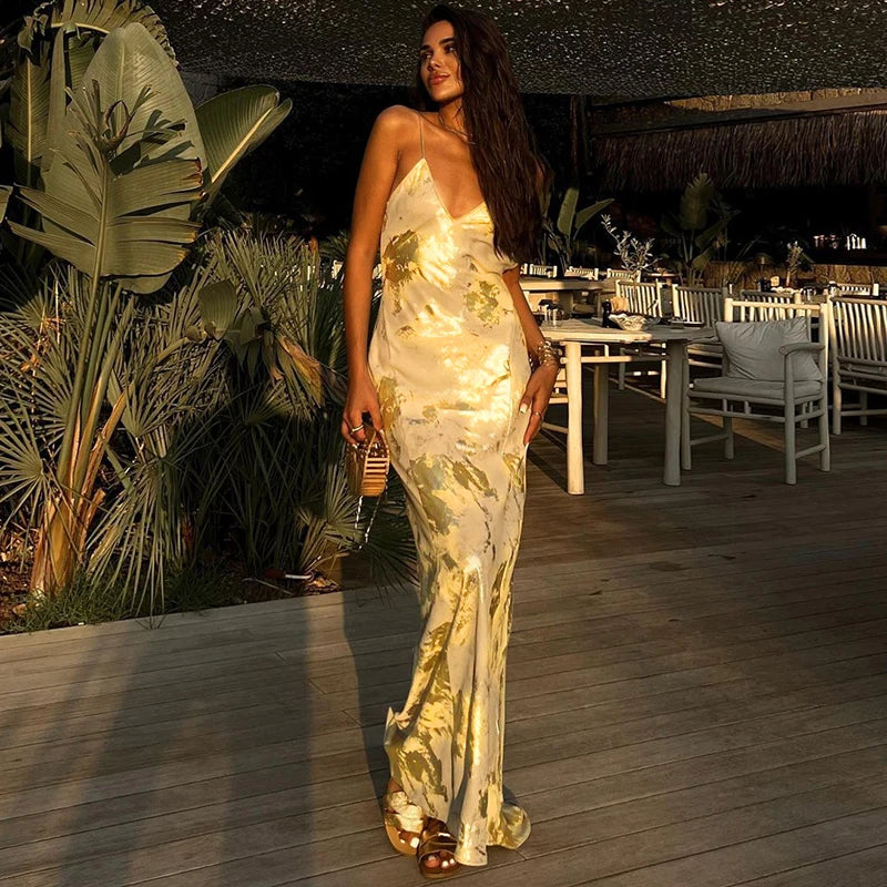 Dulzura Women Elegant 2025 Summer Party Club Evening Birthday Streetwear Bodycon Long Dress Wholesale Items For Business